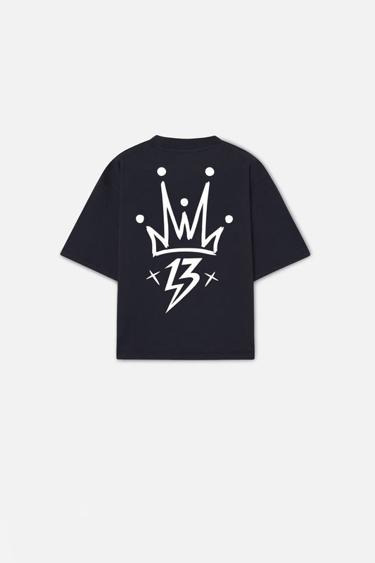T-SHIRT CROWN TRZE BLACK
